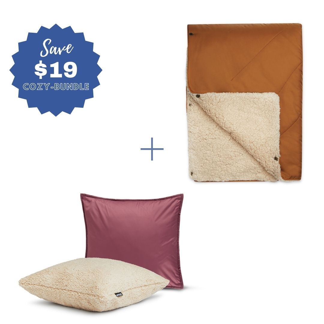 #color Pillowcase_berry #color Blanket_caramell