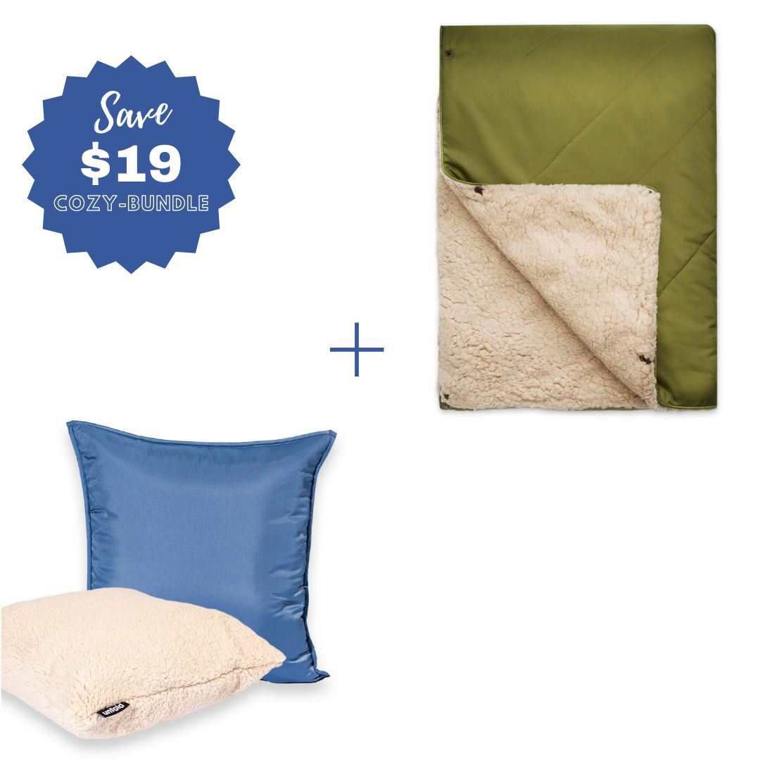 #color Pillowcase_blue #color Blanket_olive