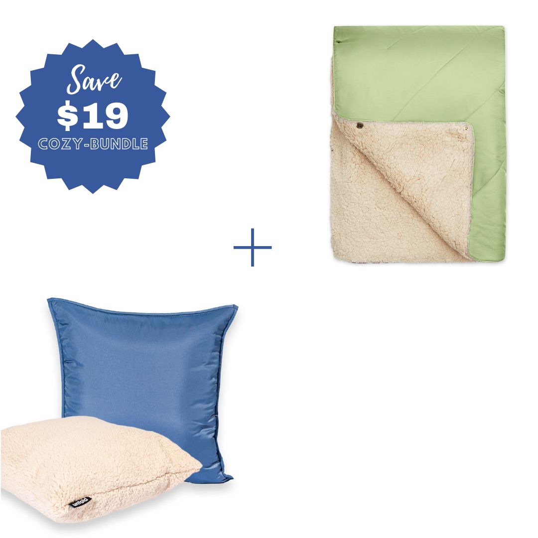 #color Pillowcase_blue #color Blanket_sage