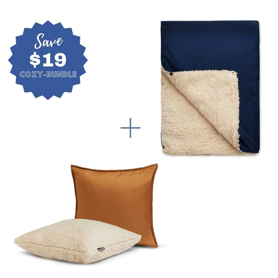 #color Pillowcase_caramell #color Blanket_darkblue