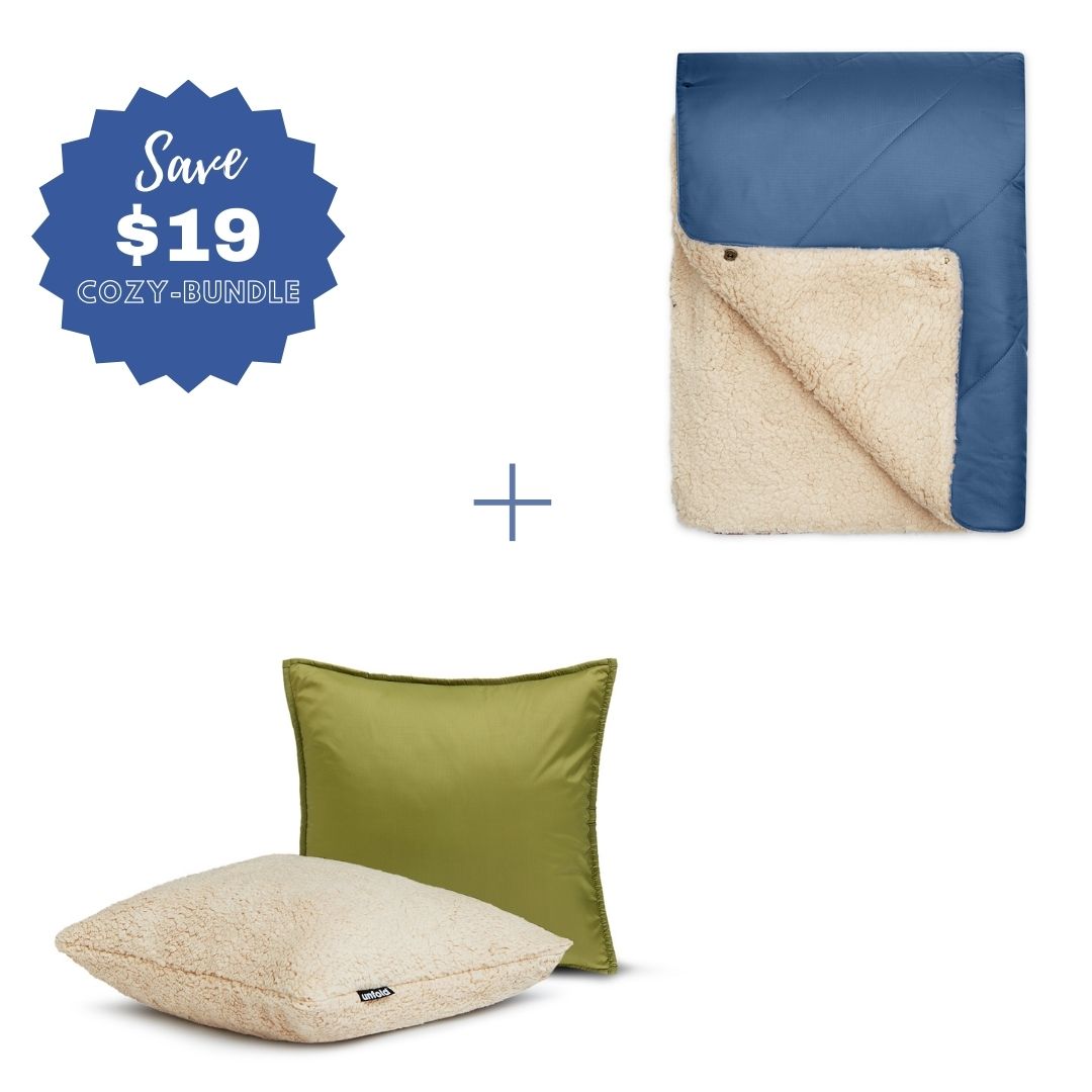 #color Pillowcase_olive #color Blanket_blue