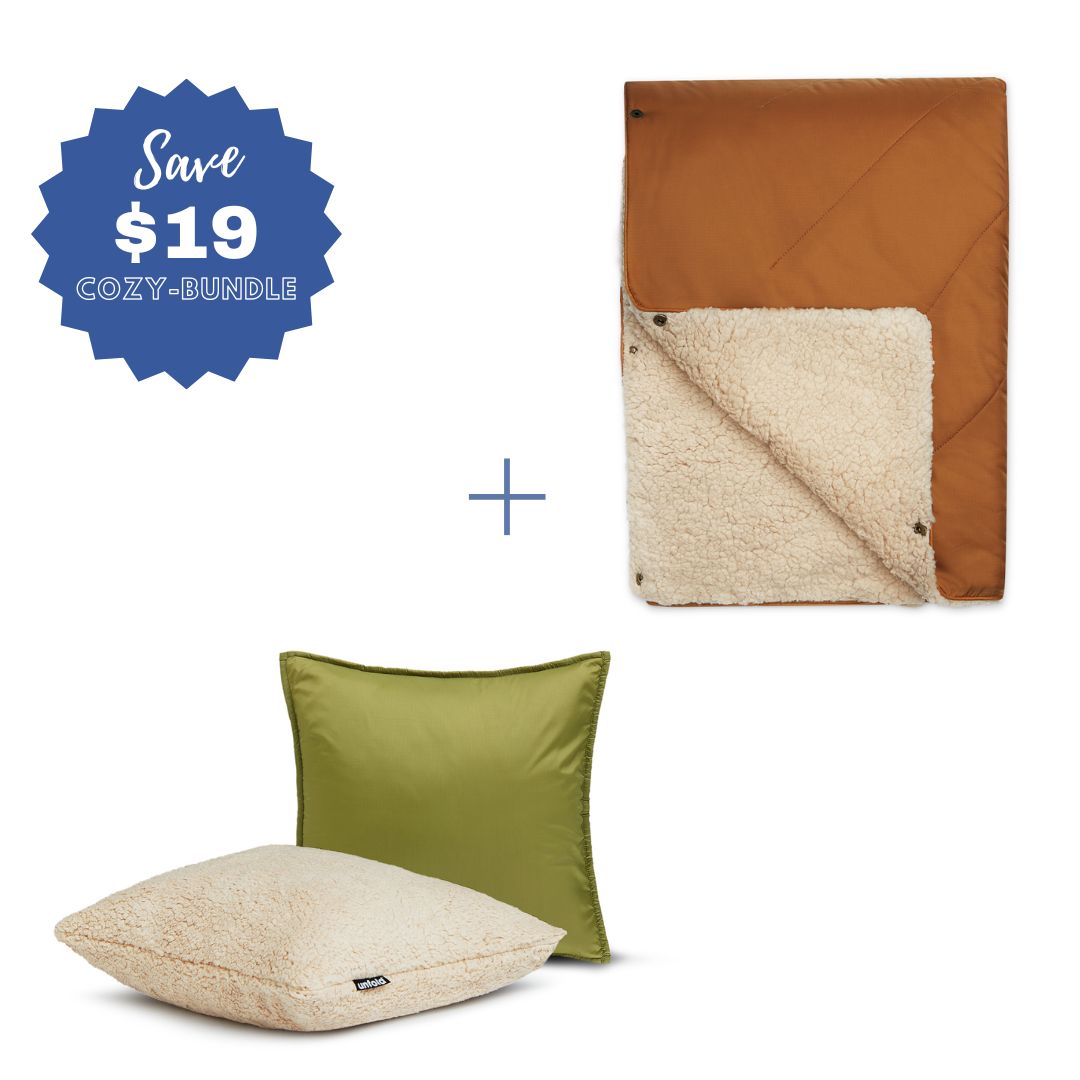 #color Pillowcase_olive #color Blanket_caramell