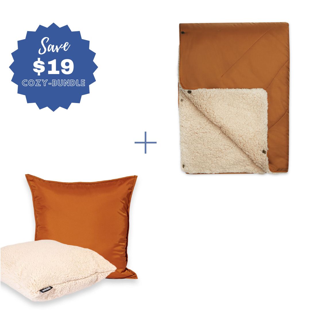 #Color Pillowcase_rust #Color Blanket_caramel