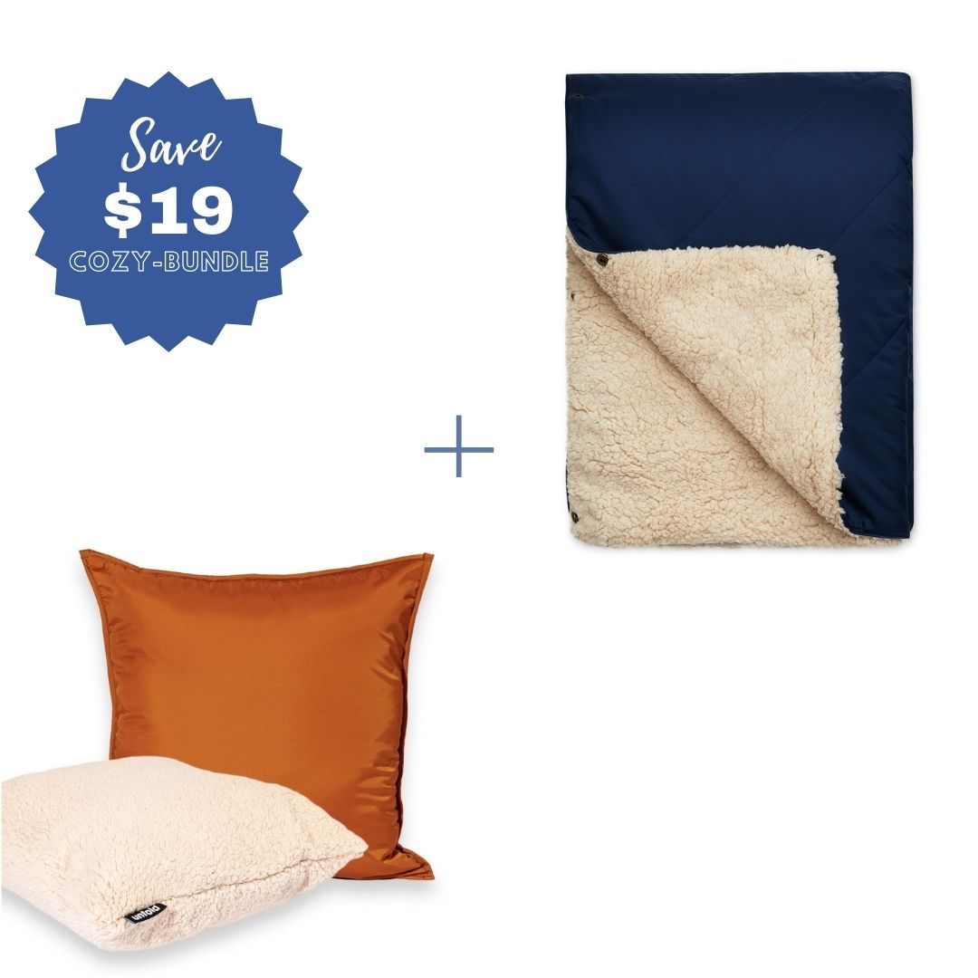 #color Pillowcase_rust #color Blanket_darkblue