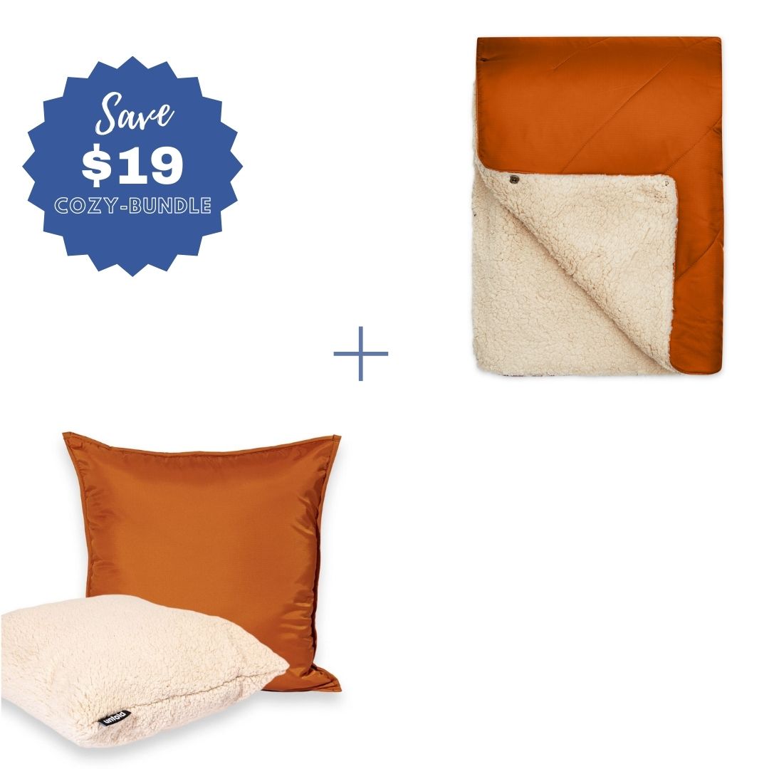 #Color Pillowcase_rust #Color Blanket_rust