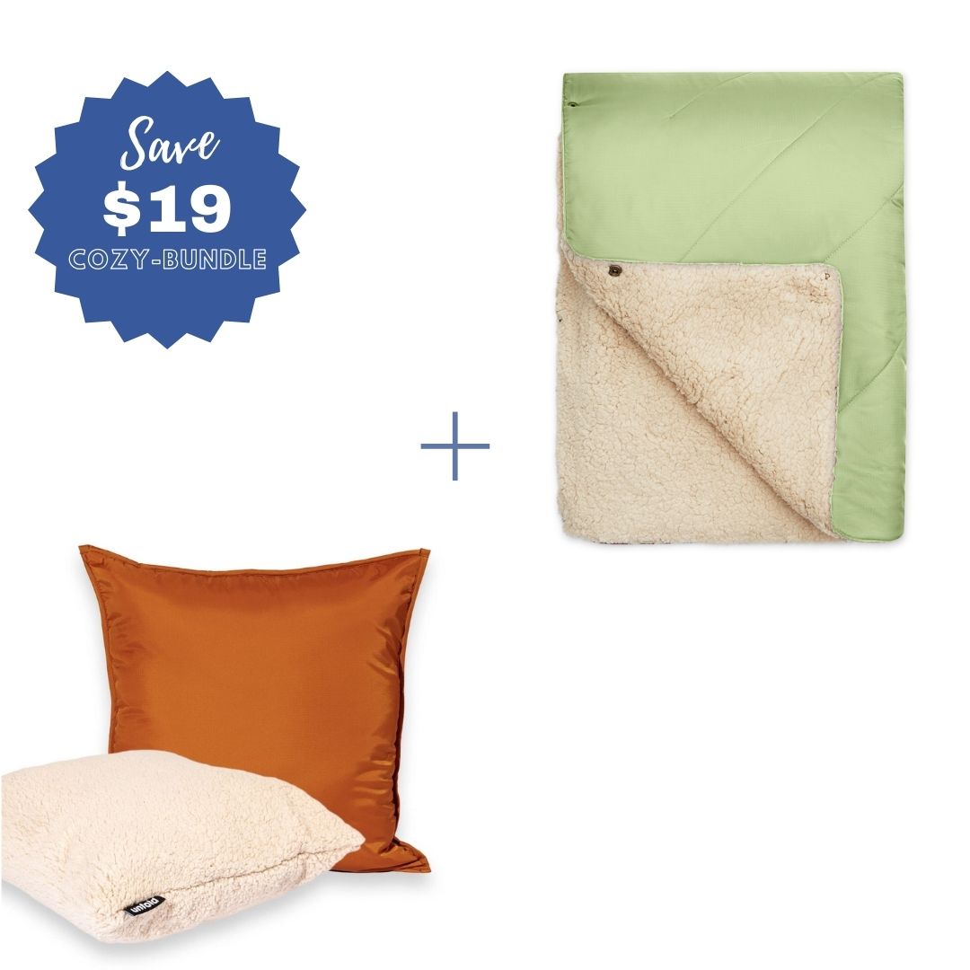 #Color Pillowcase_rust #Color Blanket_sage