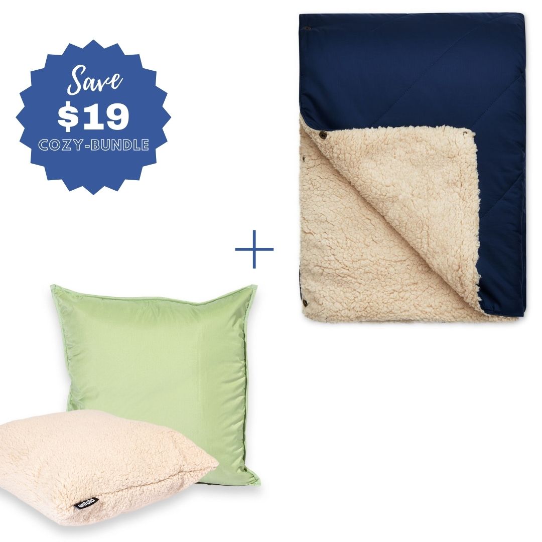 #color Pillowcase_sage #color Blanket_darkblue