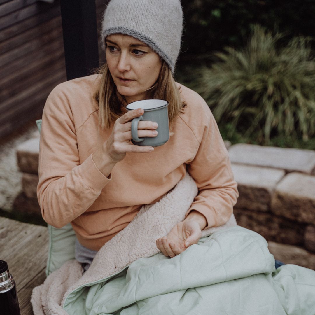 Outdoor blanket soft, large & recycled