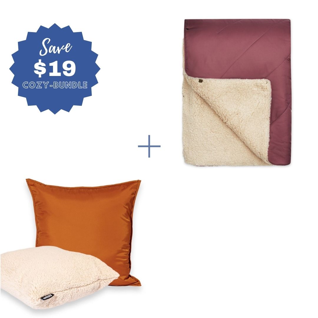 #Color Pillowcase_rust #Color Blanket_berry