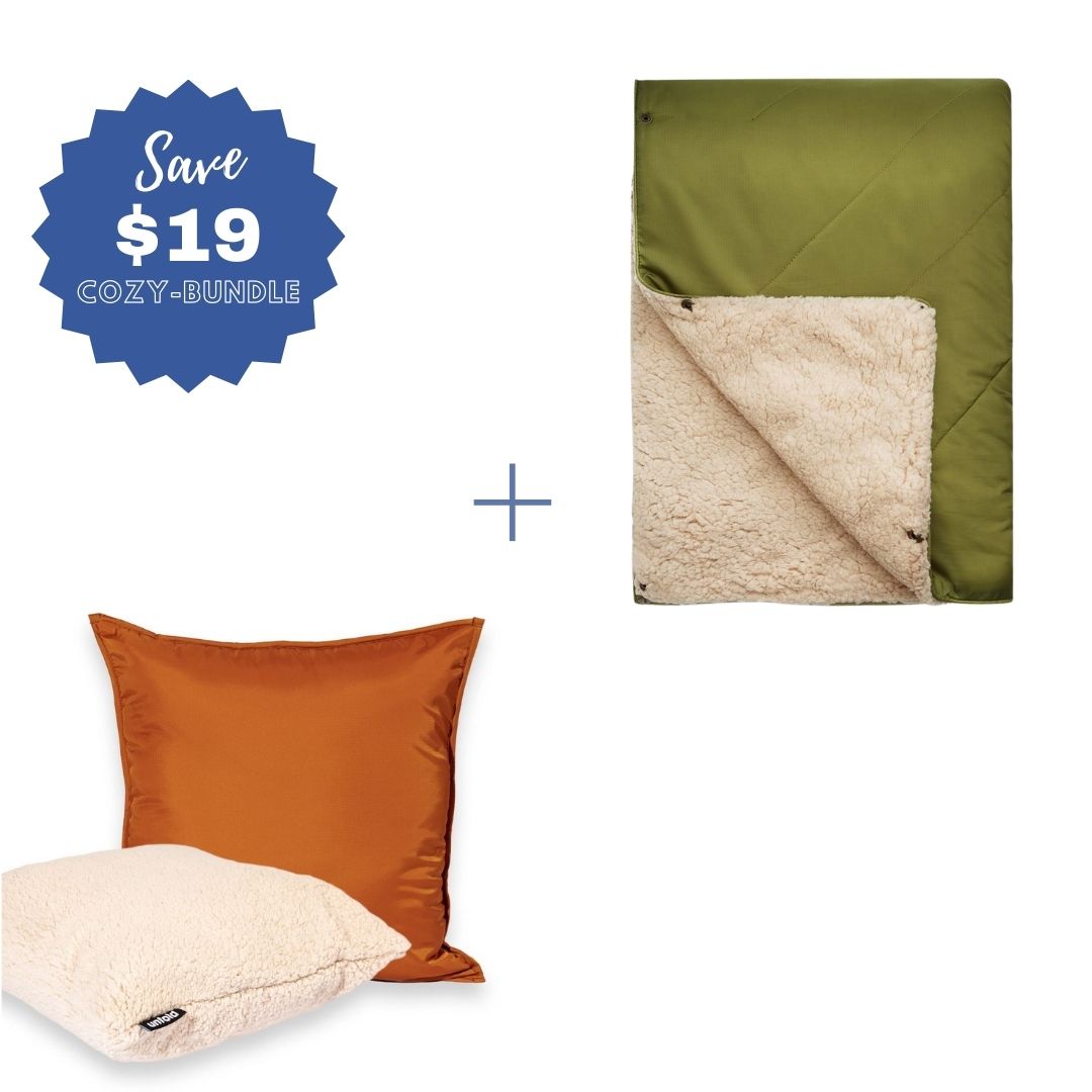 #color Pillowcase_rust #color Blanket_olive