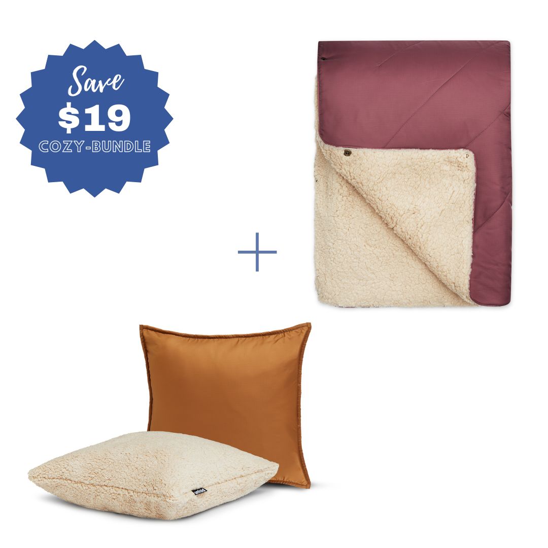 #color pillowcase_rust #color blanket_berry