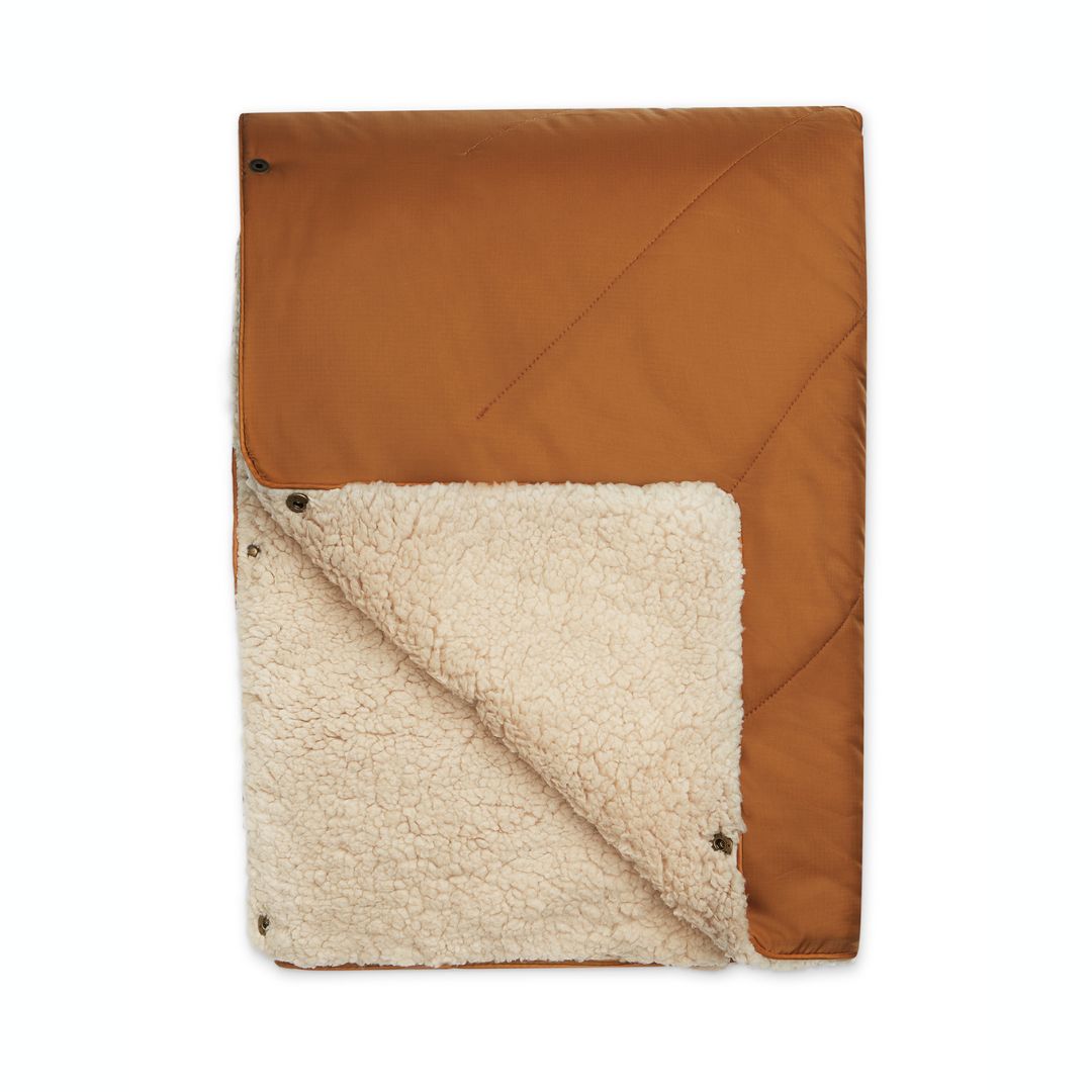Warm cosy blanket soft, large & recycled