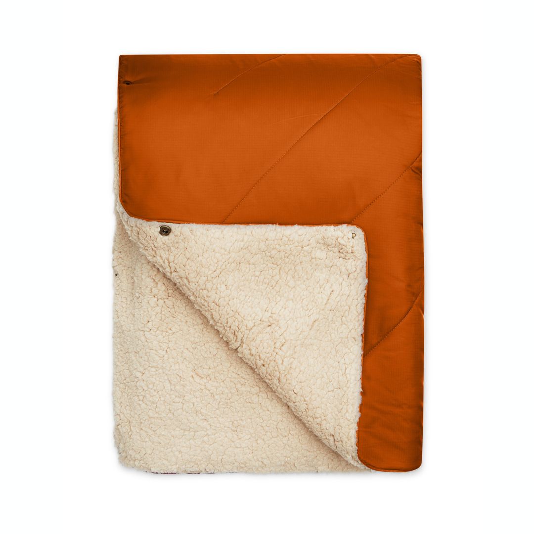 Warm cosy blanket soft, large & recycled