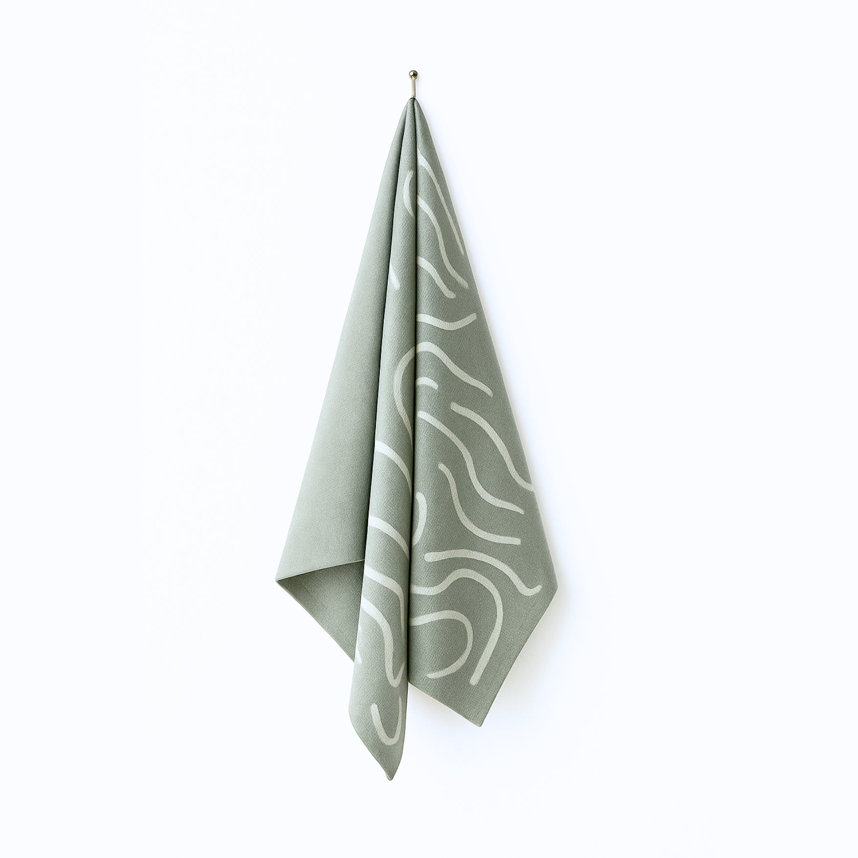 Travel towel 180x90cm large, quick-drying & recycled